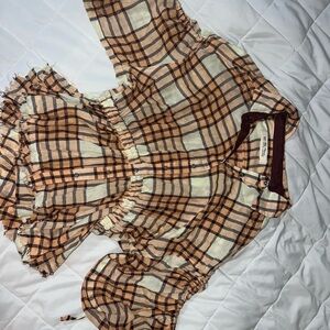 We The Free Checkered Button-Up Shirt